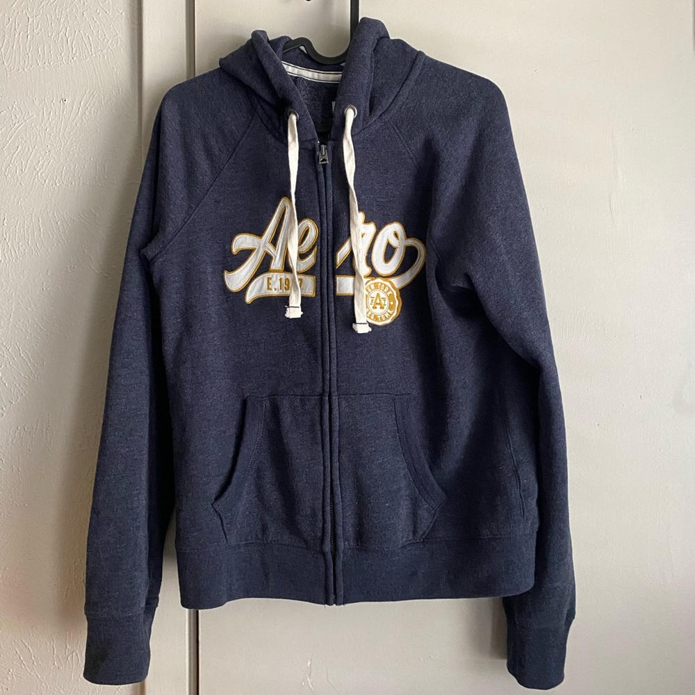 Aeropostale Zip Up Hoodie Sweatshirt